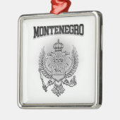 Montenegro-Wappen Ornament Aus Metall (Links)