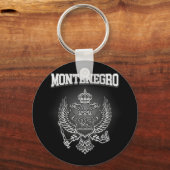 Montenegro-Wappen Schlüsselanhänger (Vorderseite)