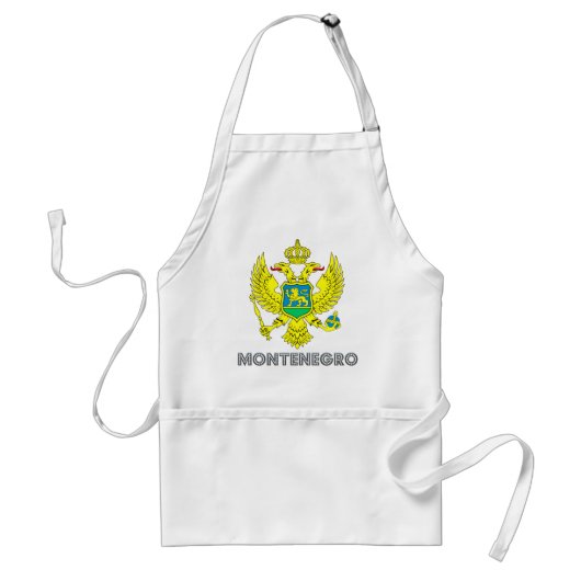 Montenegro-Wappen Schürze (Vorne)