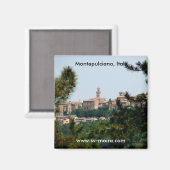Montepulciano, Italien Magnet (Vorderseite/Rückseite)