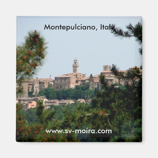 Montepulciano, Italien Magnet (Vorne)