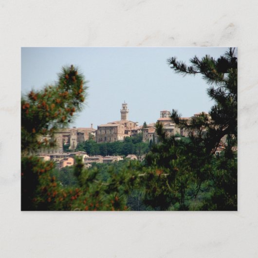 Montepulciano, Italien Postkarte (Vorderseite)