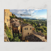 Montepulciano, Toskana, Italien Feiertagspostkarte (Vorderseite)