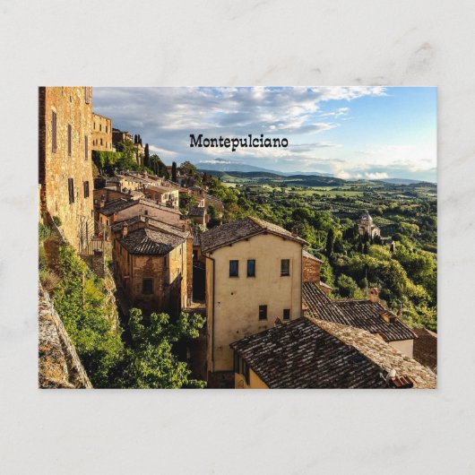 Montepulciano, Toskana, Italien Postkarte (Vorderseite)