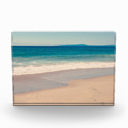 Monterey Bay Beach Blue Landschaftlich Fotoblock (Vorderseite)