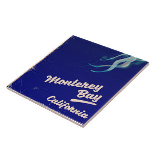 Monterey Bay California Jelly Vintage Reise Fliese
