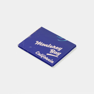 Monterey Bay California Jelly Vintage Reise Post-it Klebezettel