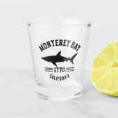 Monterey Bay California Surfer Paradise Schnapsglas (Vorderseite)