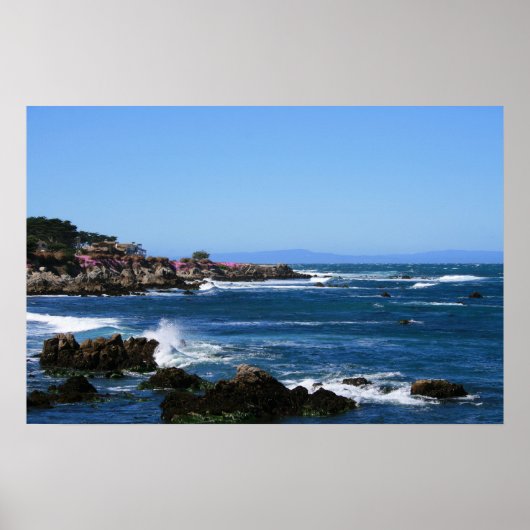 Monterey Bay Coastline Foto (6 von 6) Poster (Vorne)