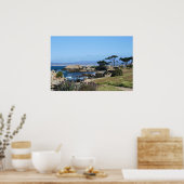 Monterey Bay Coastline, Spring Foto Poster (Küche)