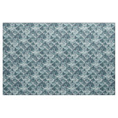 MONTEREY BAY MERMAID Indigo Scallop Küste Stoff (Yard (91,4 cm))