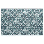 MONTEREY BAY MERMAID Indigo Scallop Küste Stoff (Fat Quarter (45,7 x 55,9 cm))