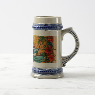 Monterey Beach Sunset Tattoo Tasse - kühl und farb