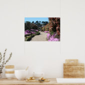 Monterey Beach Trail, Spring Foto Poster (Küche)