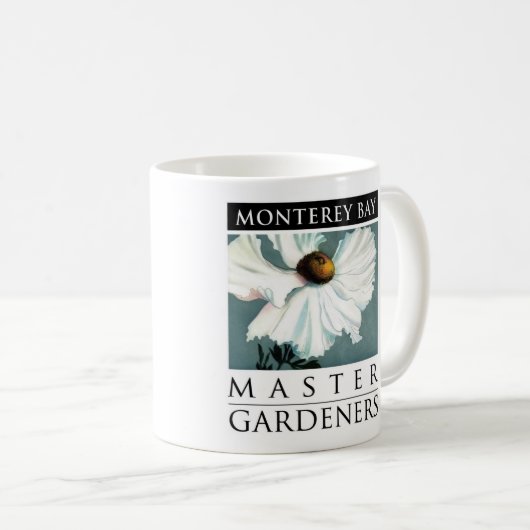 Monterey-Bucht-Hauptgärtner-Tasse Kaffeetasse (VorderseiteRechts)