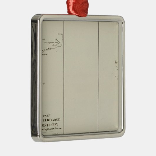 Monterey-Bucht, Kalifornien Ornament Aus Metall (Rechts)