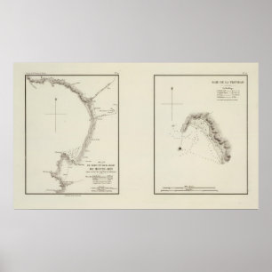 Monterey-Bucht, Kalifornien Poster