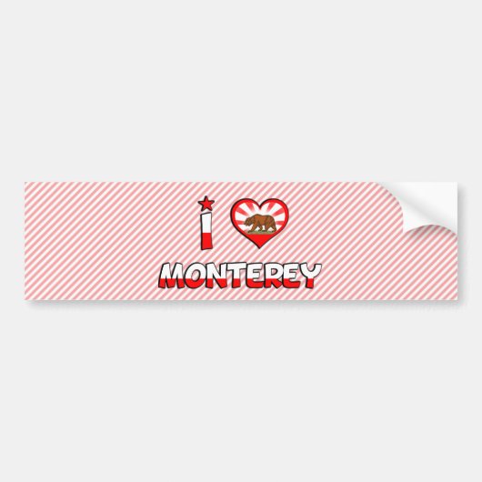 Monterey, CA Autoaufkleber (Vorne)