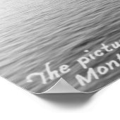 Monterey, CA - Bucht mit Hunderten von Holzbooten Poster (Ecke)