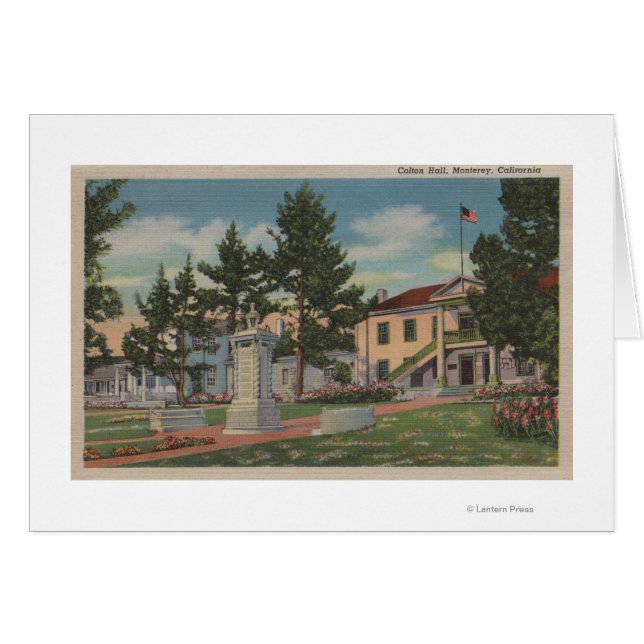 Monterey, CA - Colton Hall View und Grounds (Vorderseite (Horizontal))