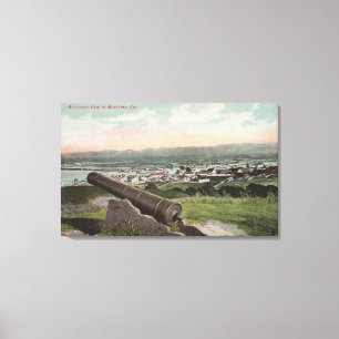 Monterey, CA - das Augen-Ansicht des Vogels von Leinwanddruck