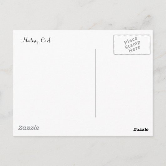 Monterey, CA Postkarte (Rückseite)