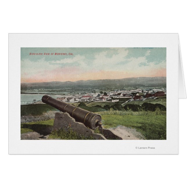 Monterey, CA - Vogelperspektive von Monterey (Vorderseite (Horizontal))