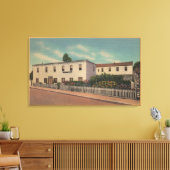 Monterey, CA - Zuhause von Robert Louis Stevenson Leinwanddruck (Insitu (Wohnzimmer))