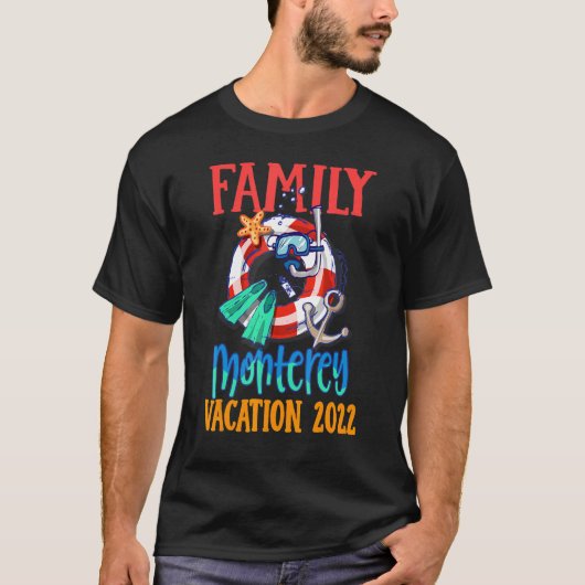 Monterey California 2022 Matching Family Group Vac T-Shirt (Vorderseite)