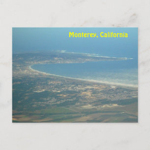 Monterey, California Aerial View Postcard Postkarte