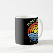 Monterey California Ca Summer Montereyan Tropical Kaffeetasse (VorderseiteRechts)