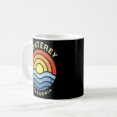 Monterey California Ca Summer Montereyan Tropical Kaffeetasse (Vorderseite Links)