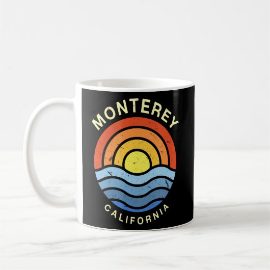 Monterey California Ca Summer Montereyan Tropical Kaffeetasse (Links)
