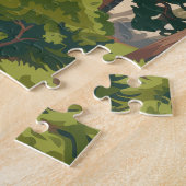 Monterey California Cypress Trees Ocean Coast Puzzle (Seite)