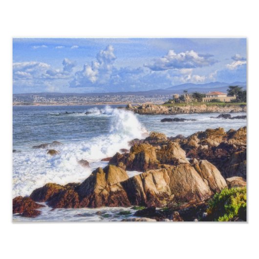 Monterey California Landschaftlich Coast Fotodruck (Vorne)