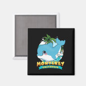Monterey California Niedlich Ba Magnet (Vorderseite/Rückseite)