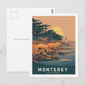 Monterey California Postkarte (Vorne/Hinten)