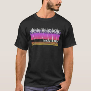 Monterey California Retro Vintag Beach Sunset 70 T-Shirt