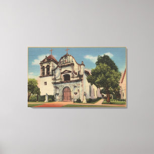 Monterey, California View of Royal Presido Chape Leinwanddruck