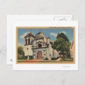 Monterey, California View of Royal Presido Chape Postkarte (Vorne/Hinten)