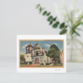 Monterey, California View of Royal Presido Chape Postkarte (Stehend Vorderseite)