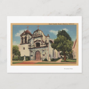 Monterey, California View of Royal Presido Chape Postkarte