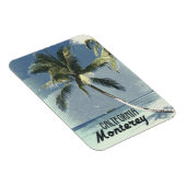 Monterey California Vintag Beach Travel Art Magnet (Rechte Seite)
