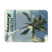 Monterey California Vintag Beach Travel Art Magnet (Horizontal)