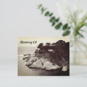 Monterey California Vintag Style Postkarte (Stehend Vorderseite)