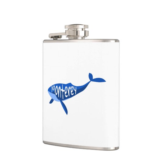 Monterey California Whale Flachmann (Links)