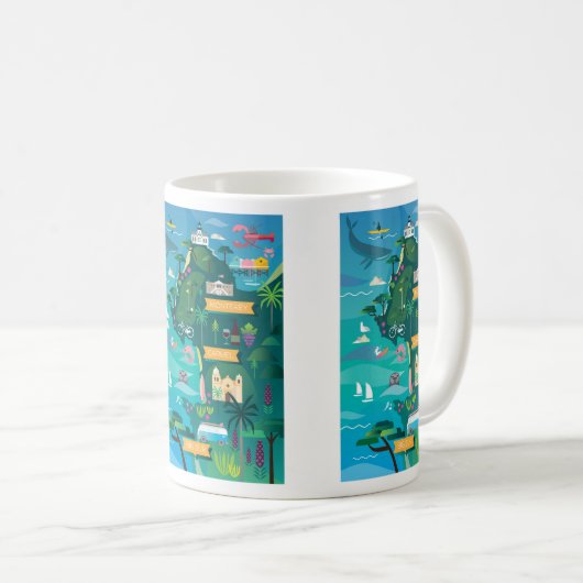 Monterey + Carmel Tasse (VorderseiteRechts)