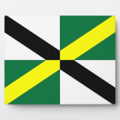 Monterey City Flag Plaque Fotoplatte (Vorderseite)