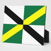 Monterey City Flag Plaque Fotoplatte (Seite)