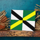 Monterey City Flag Plaque Fotoplatte (Seite)